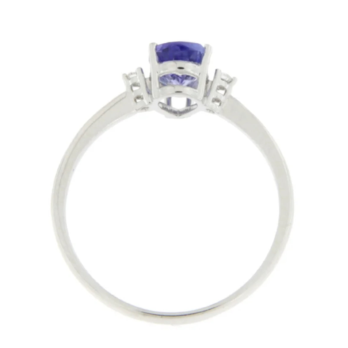 Anello Tanzanite e Diamanti PROMESSE GIOIELLI AG75TANZ