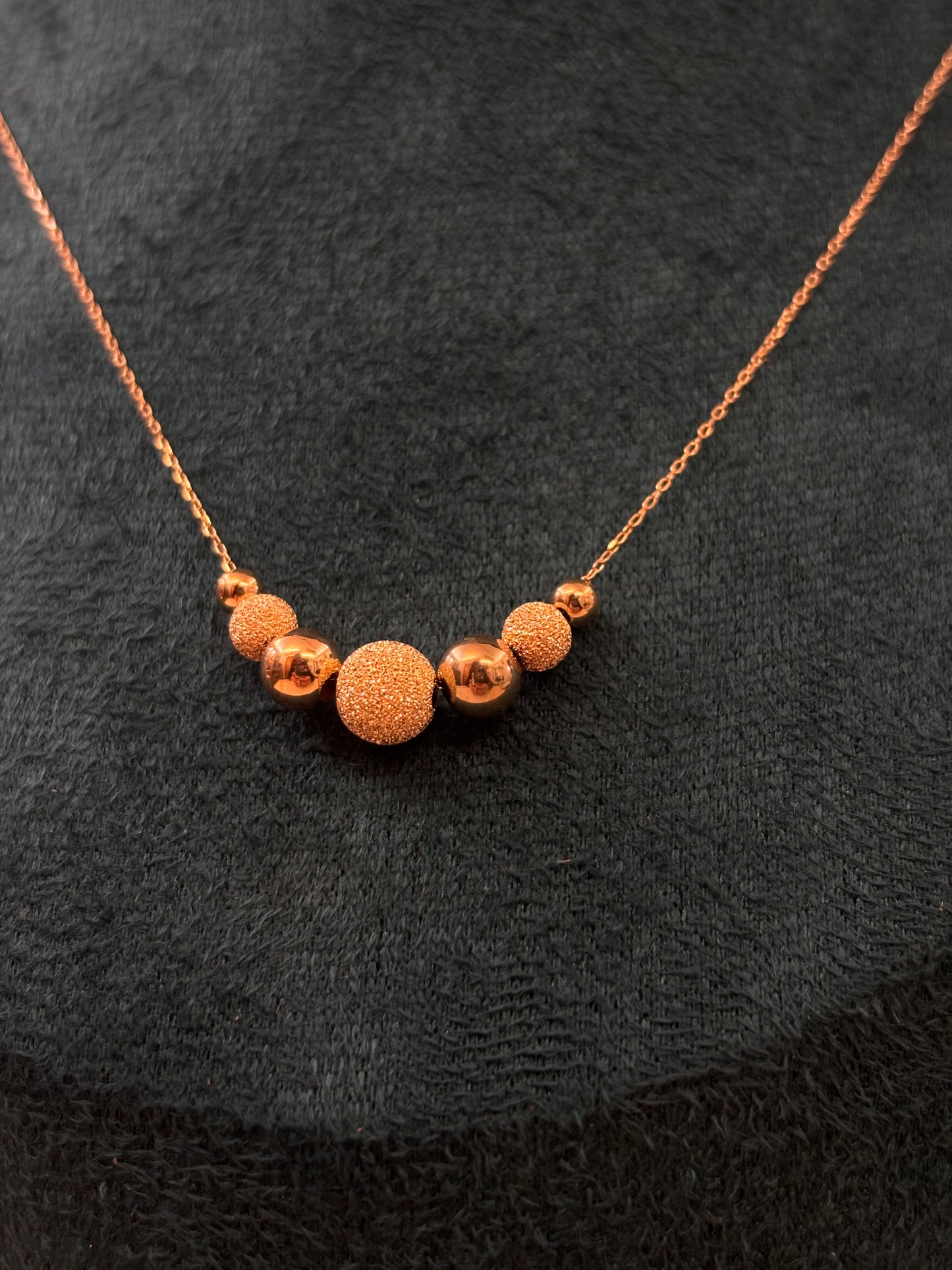 Collana Donna Oro 18 Carati Palline