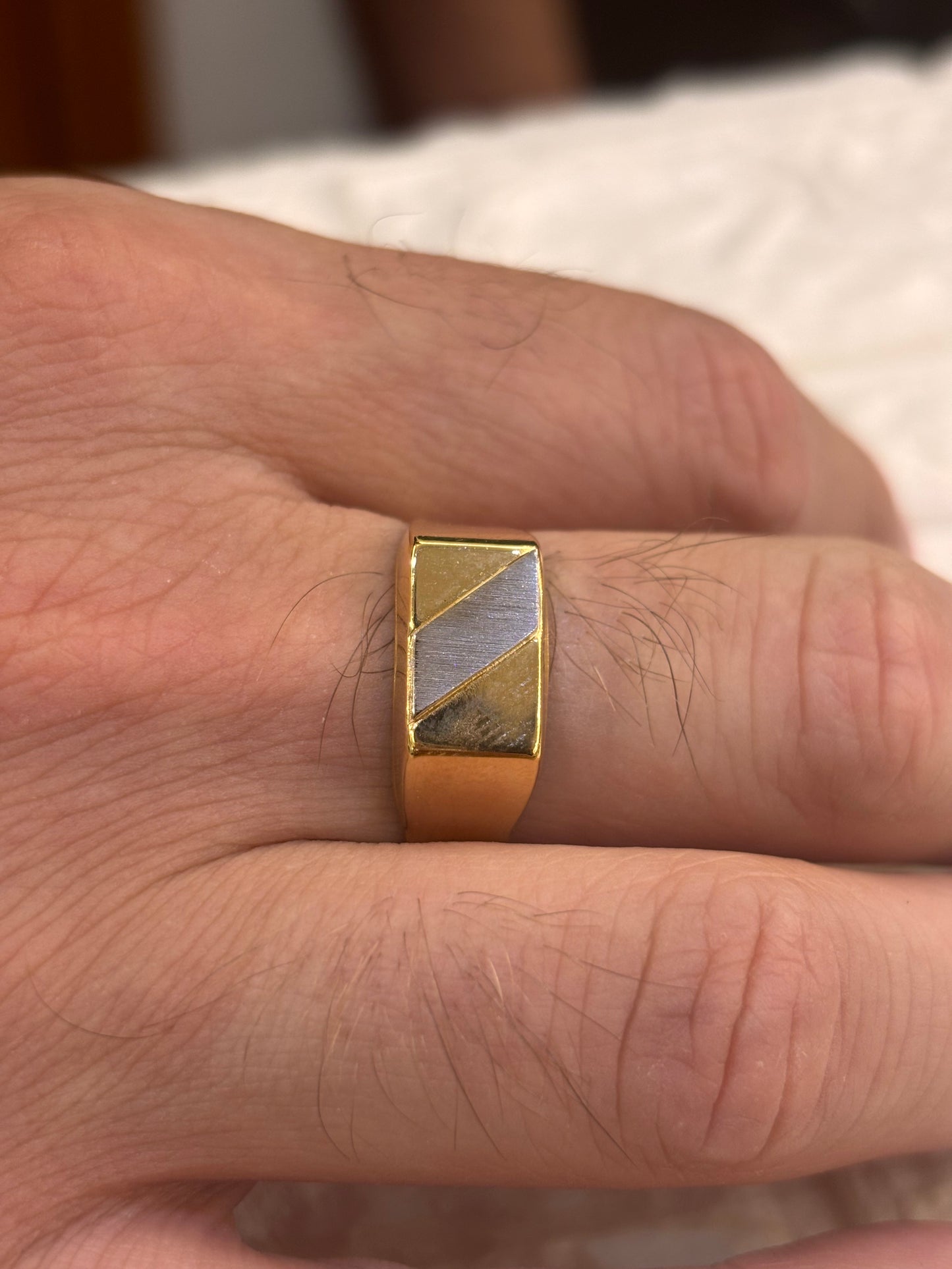 Anello Uomo Oro Giallo 18 Carati