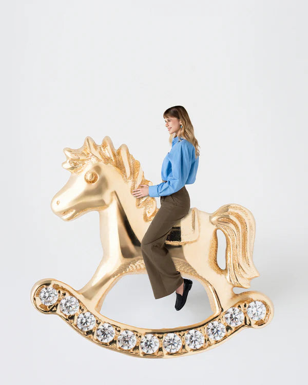 RUE DES MILLE Charm Cavallo a dondolo collezione CHARMBAR CB-LCN77
