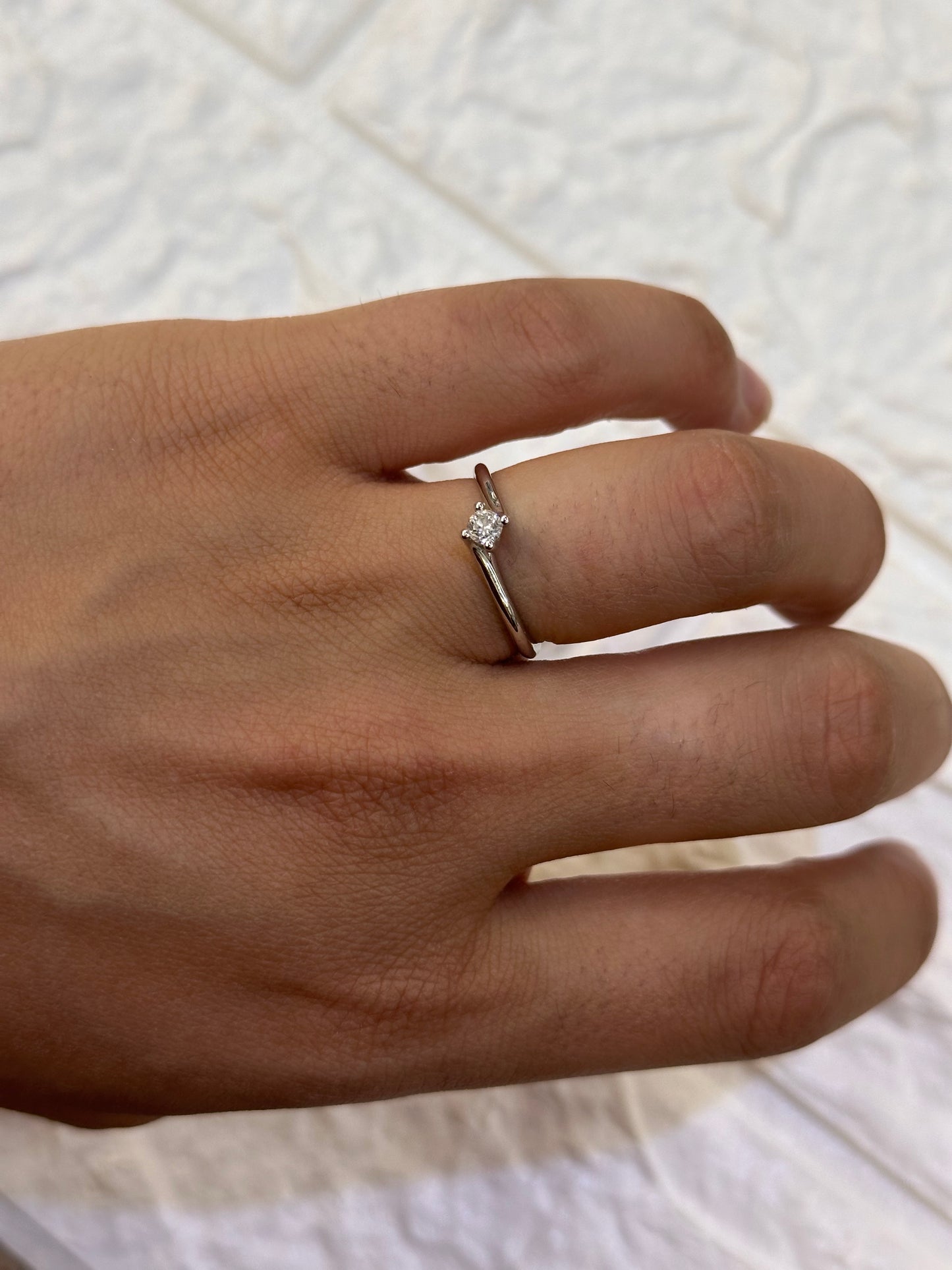 ANELLO SOLITARIO DIAMANTE PROMESSE GIOIELLI