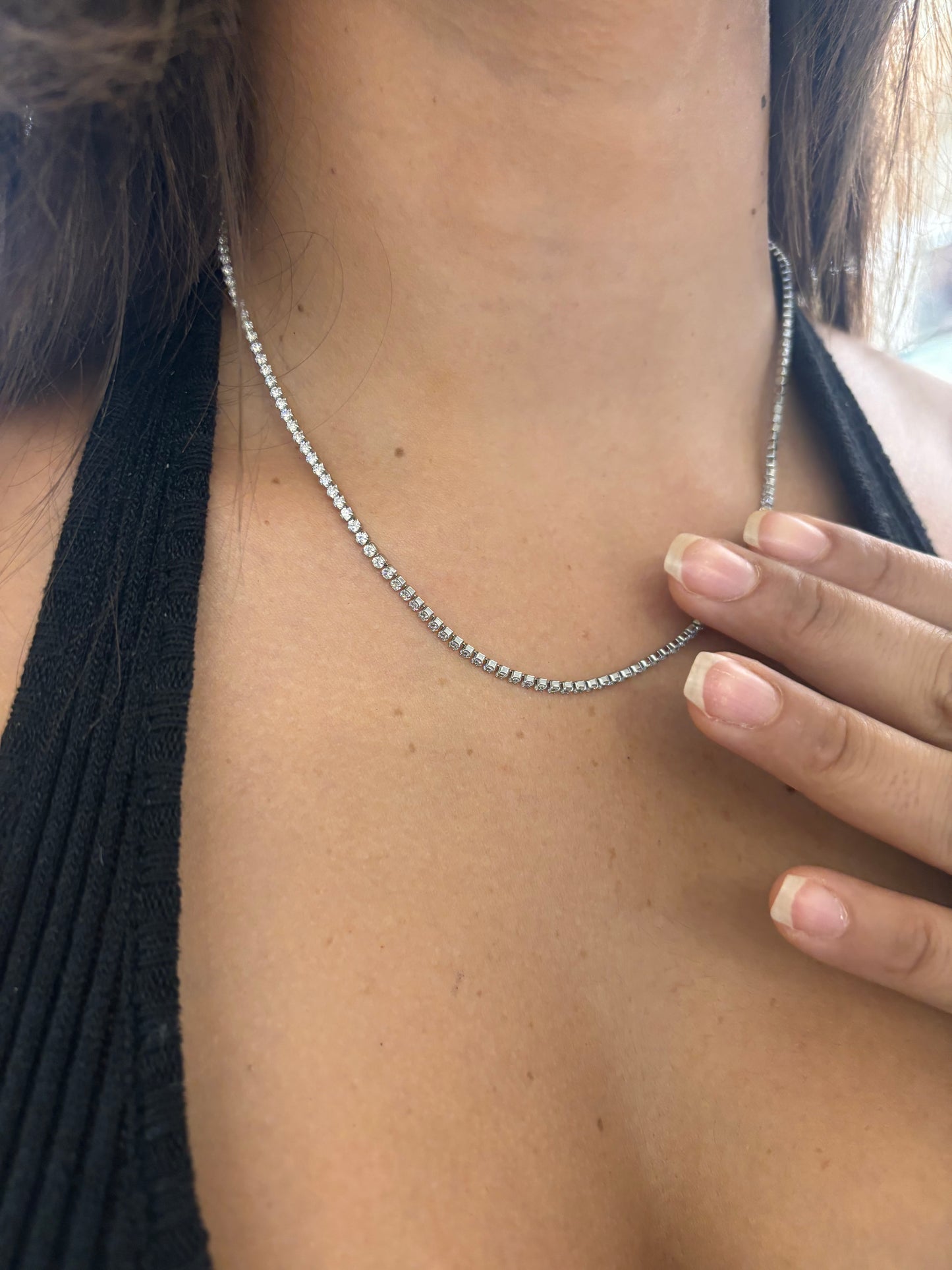 Collana tennis Acciaio