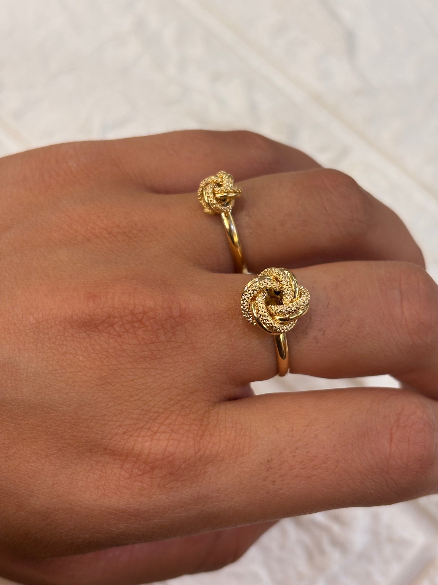 Anello Nodo Oro Giallo 18 Carati
