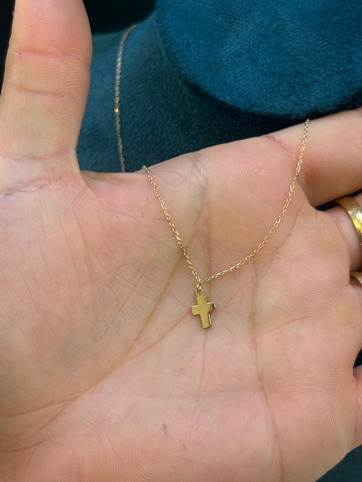 Collana Con croce oro 18 Carati