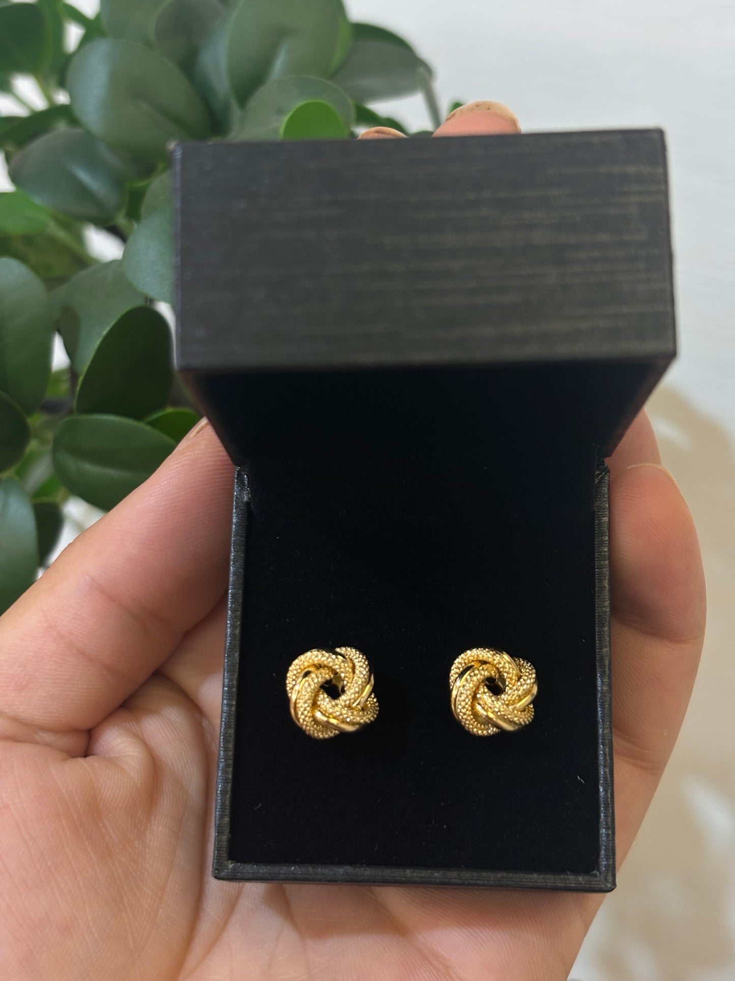 Orecchini Nodo Oro Giallo 18 Carati