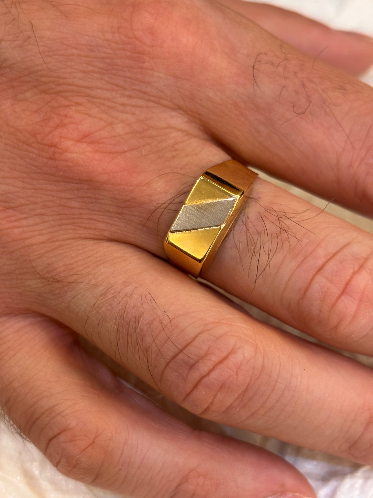Anello Uomo Oro Giallo 18 Carati