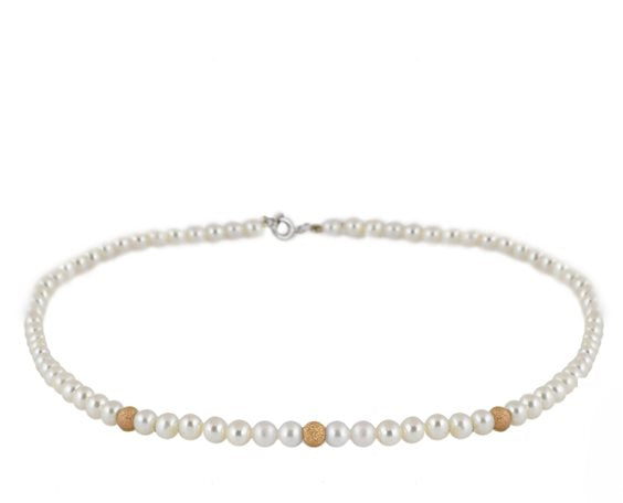 Collana Perle e Oro 18 Carati Promesse Gioielli