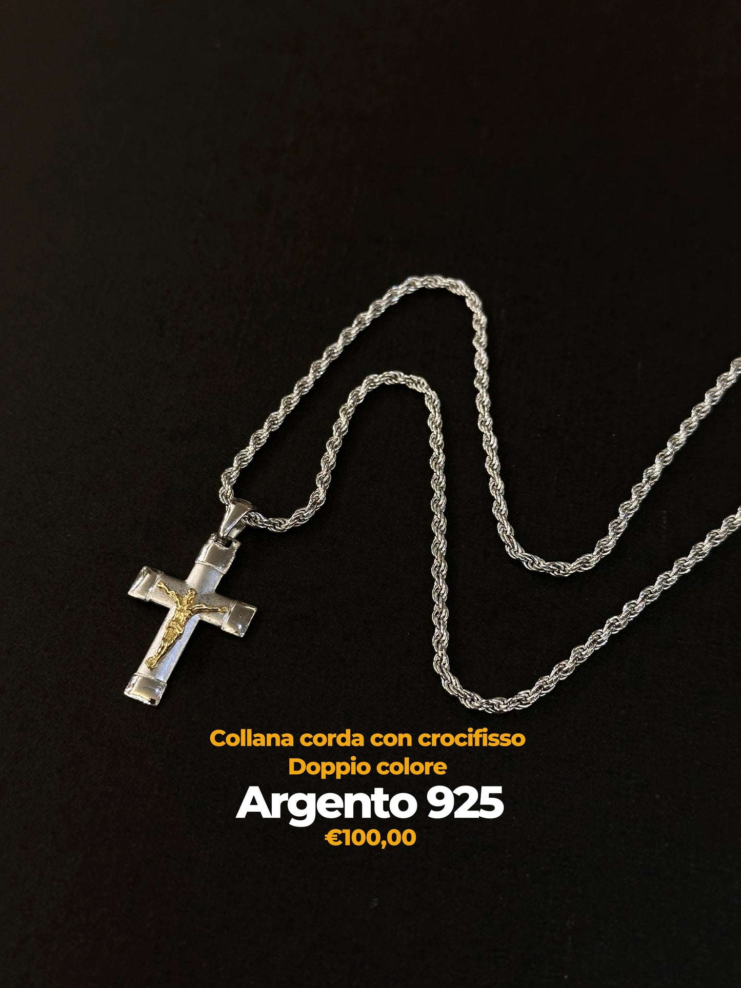 Collana crocifisso