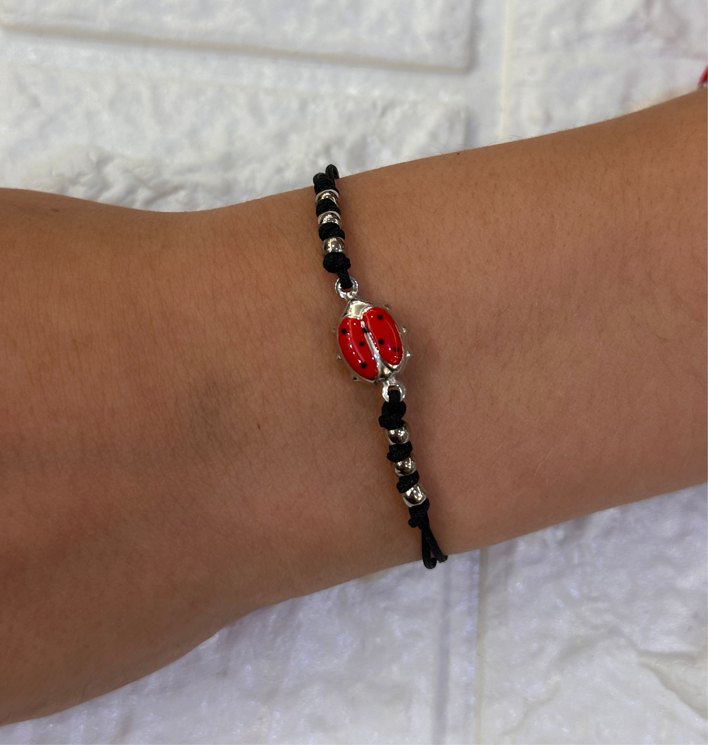Bracciale Bimba/O coccinella e Pallone