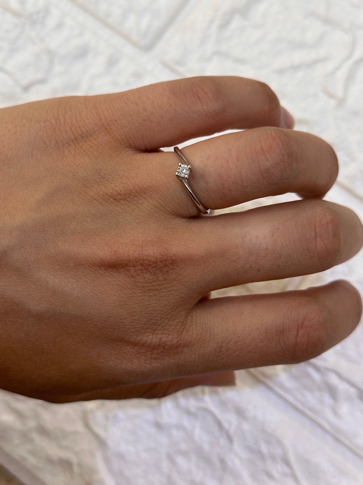 ANELLO SOLITARIO DIAMANTE PROMESSE GIOIELLI