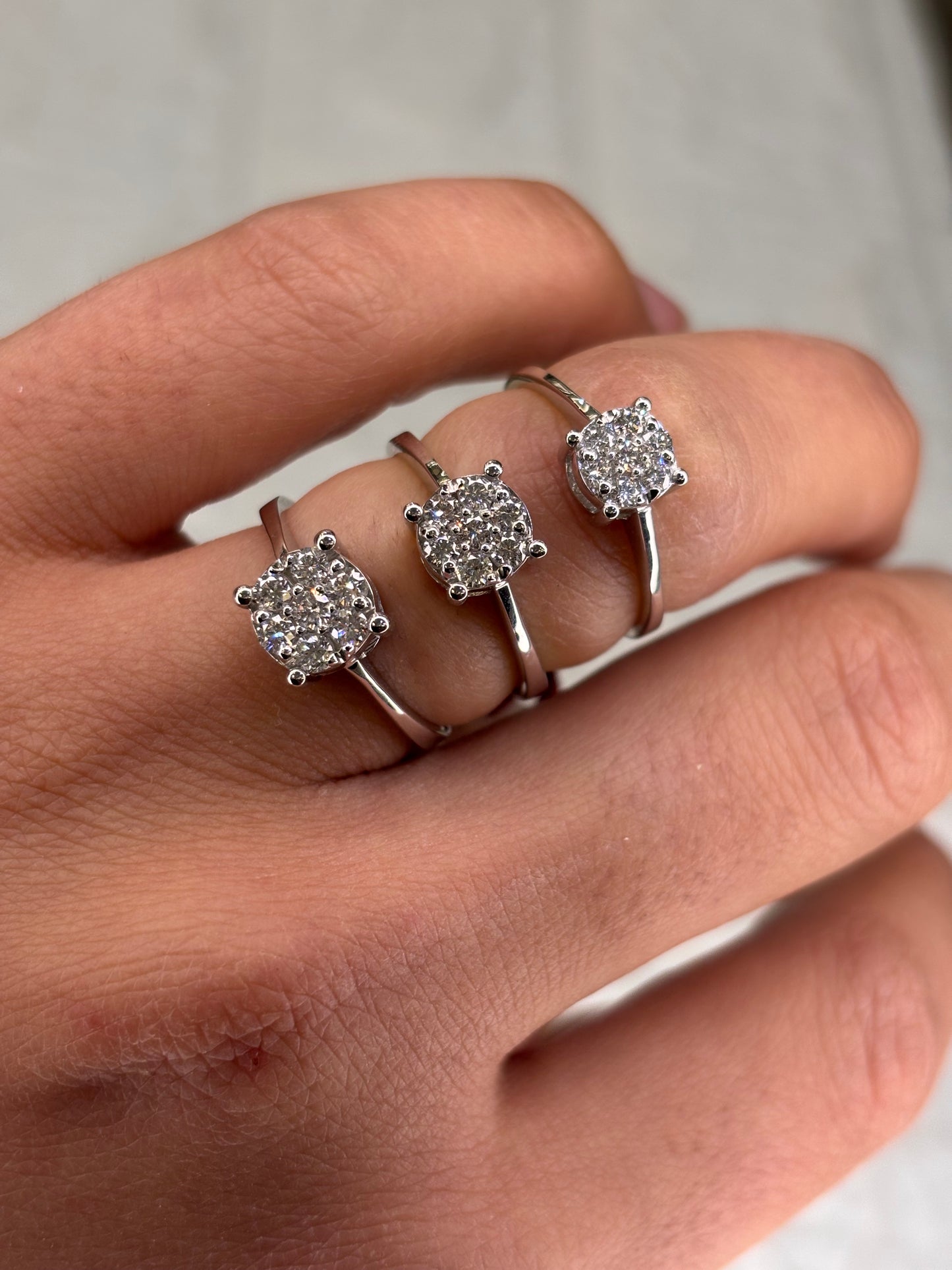 Anello Magic Oro Bianco e Diamanti PROMESSE GIOIELLI