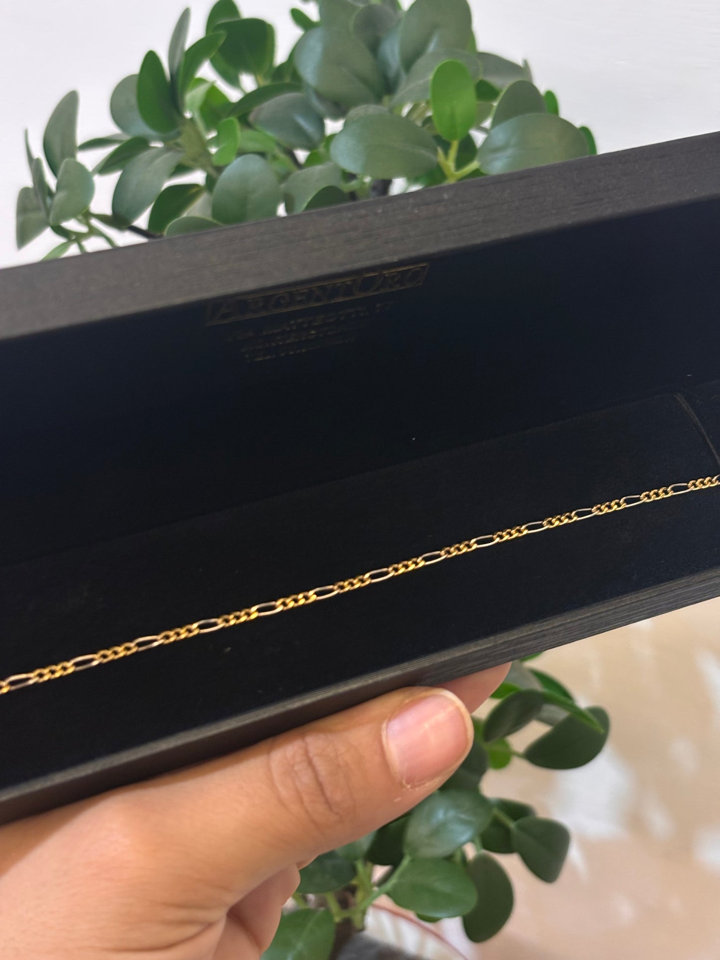 Bracciale Uomo tre più uno Oro bianco e Giallo 18 Carati