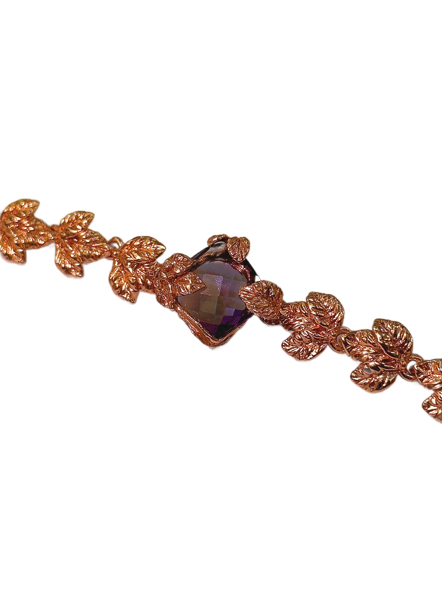 Bracciale Placcato Oro Rosa con Cristallo Centrale BBR077RV