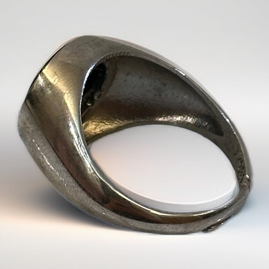Anello Uomo Onice tondo