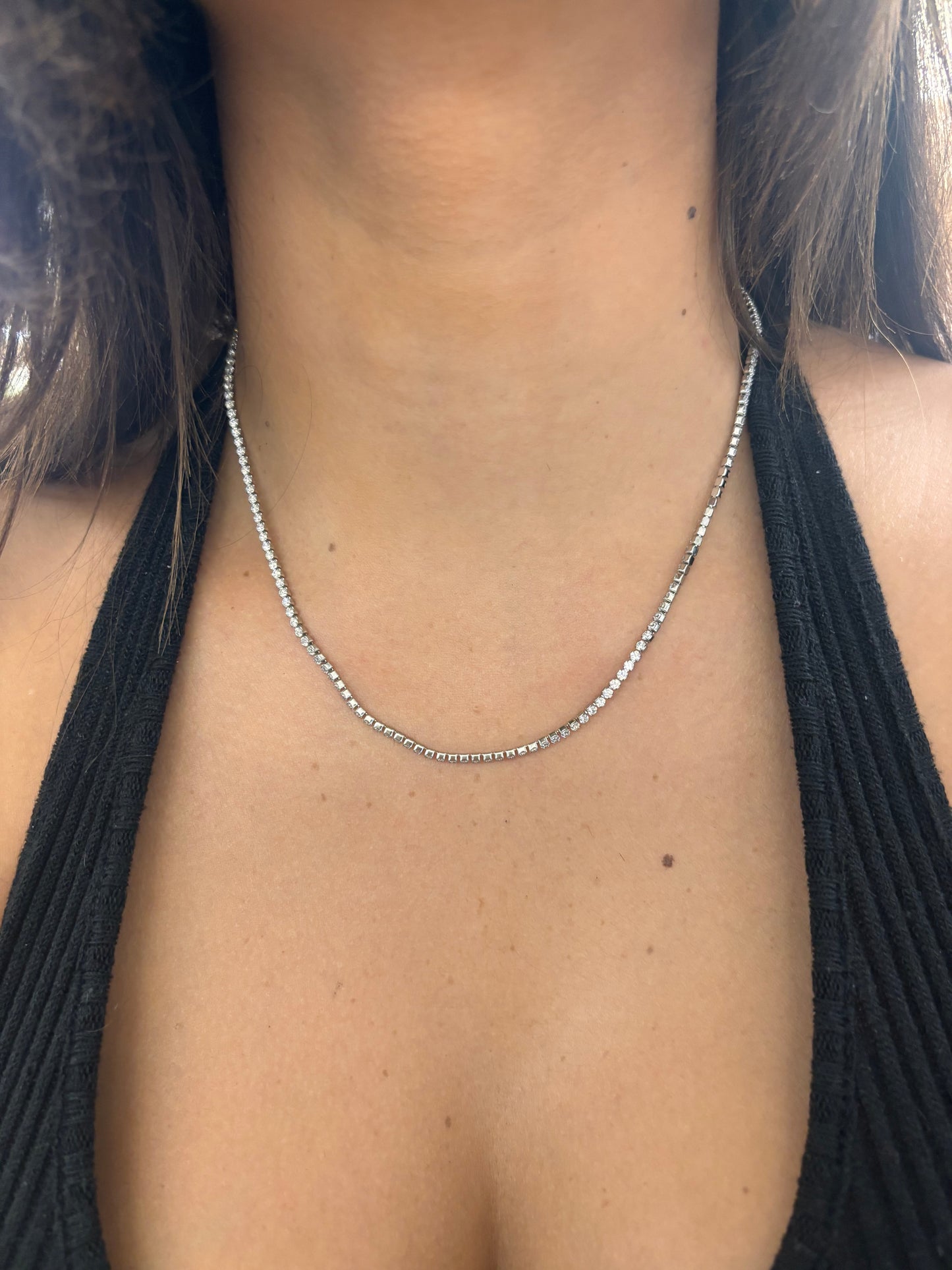 Collana tennis Acciaio