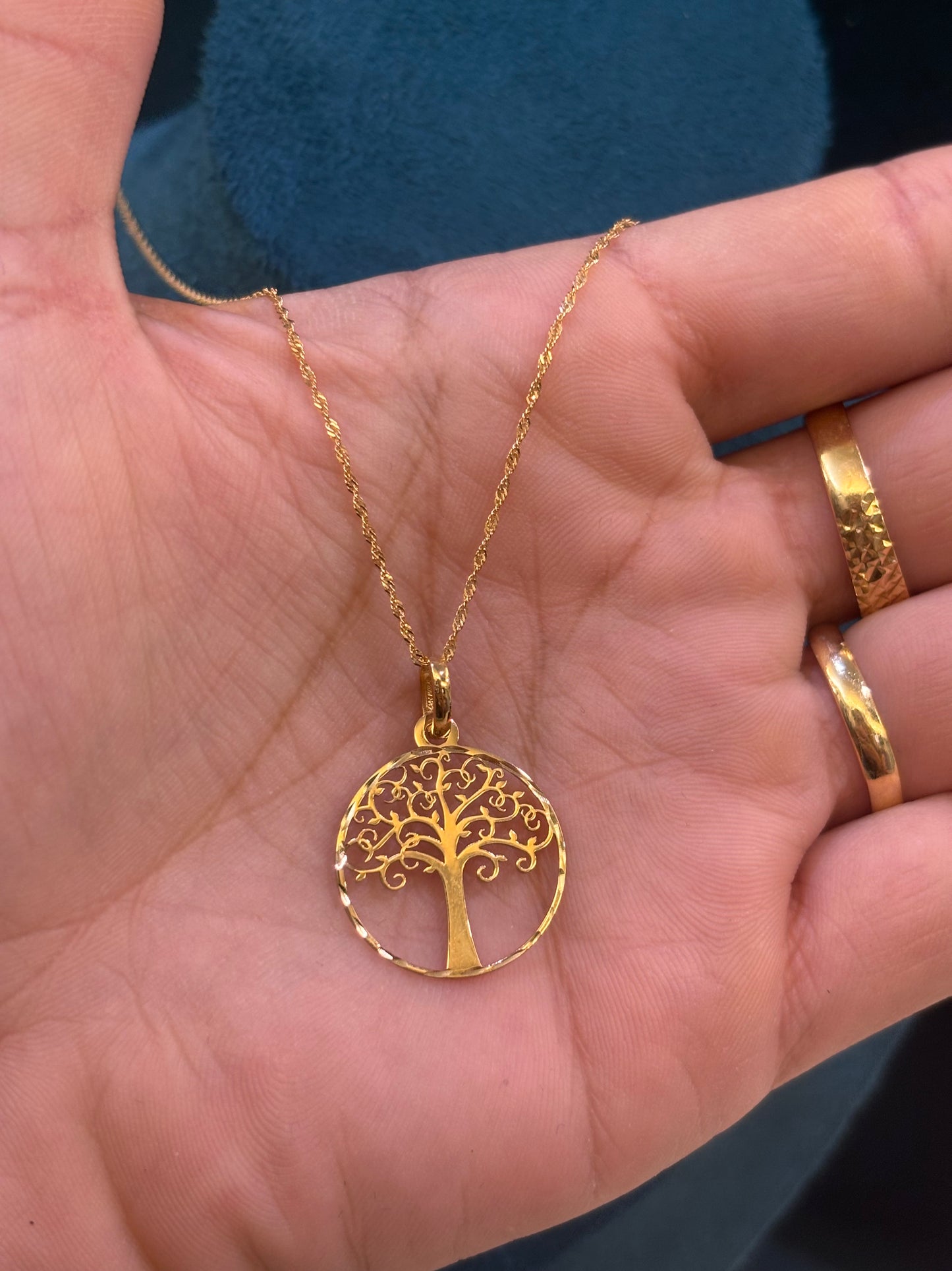 Collana Albero della Vita Oro 18 Carati