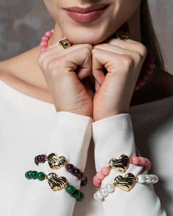 RUE DES MILLE
Bracciale Perle Cuore Bold Collezione BOLDHEART
BR-033M1AU BR-033M1RH