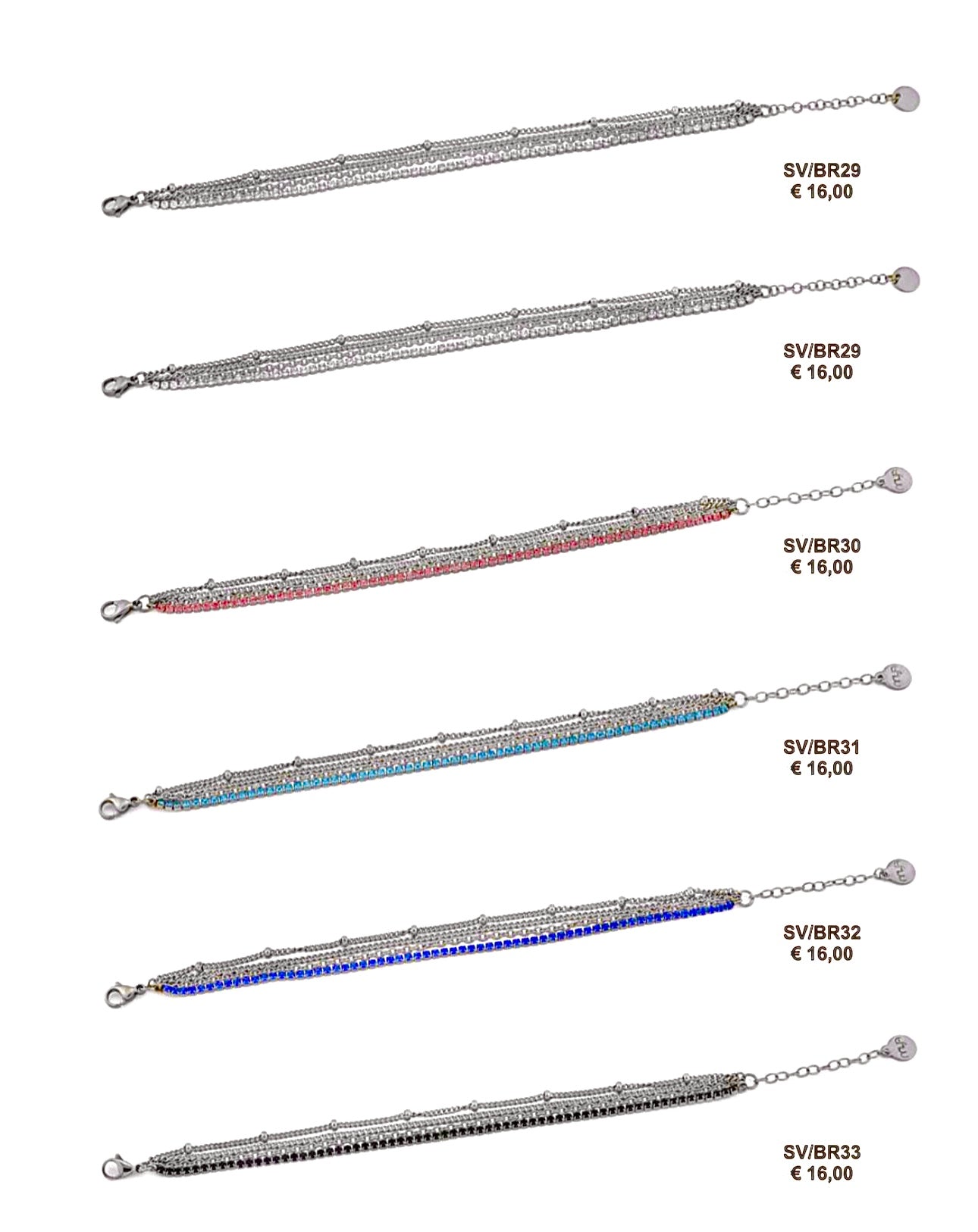 Bracciale Tennis Multifilo