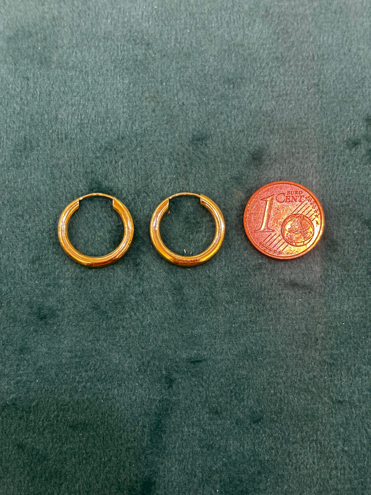 Orecchini oro 18 carati cerchio lisci