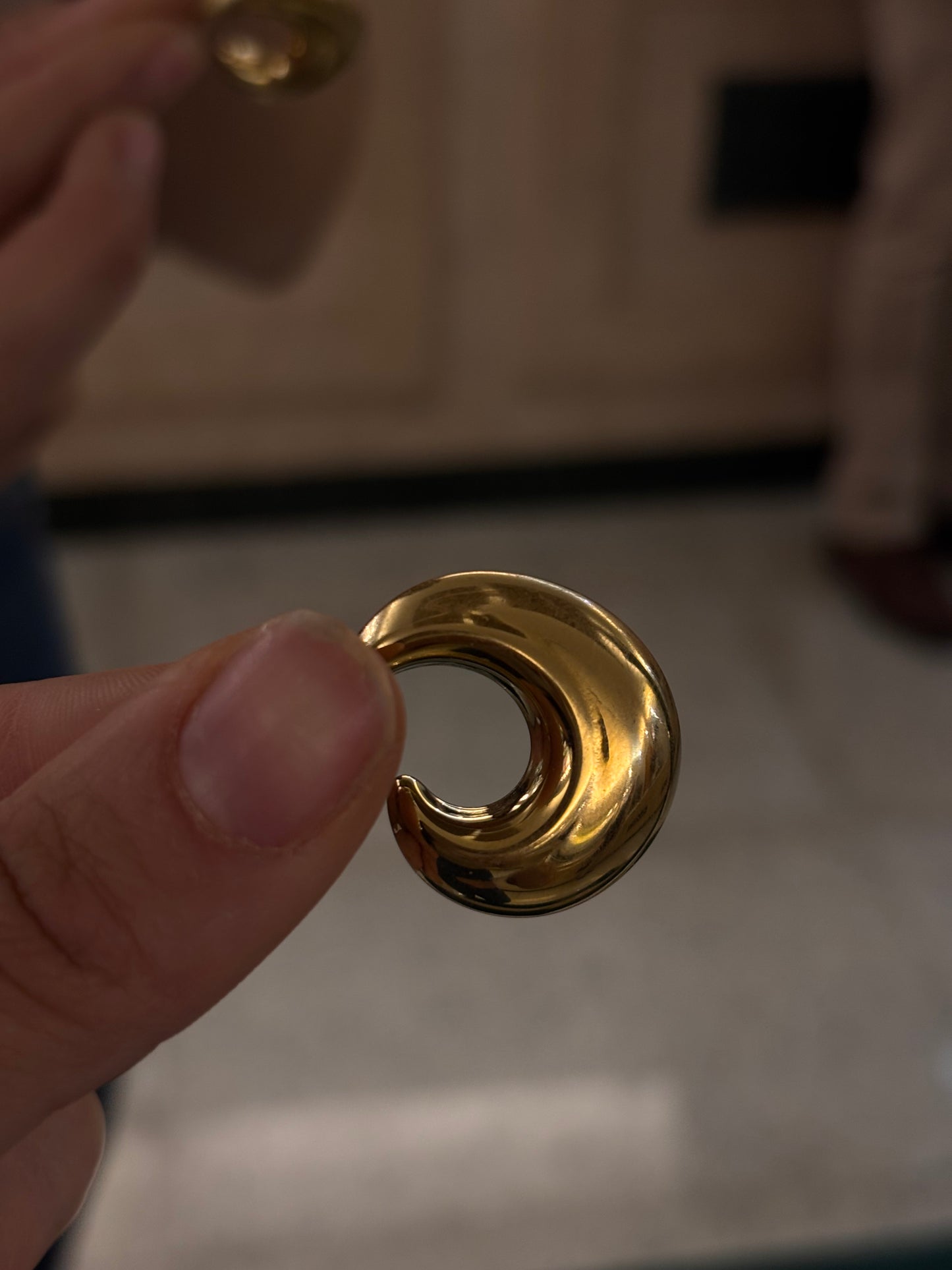 Orecchini Mezzaluna Gold