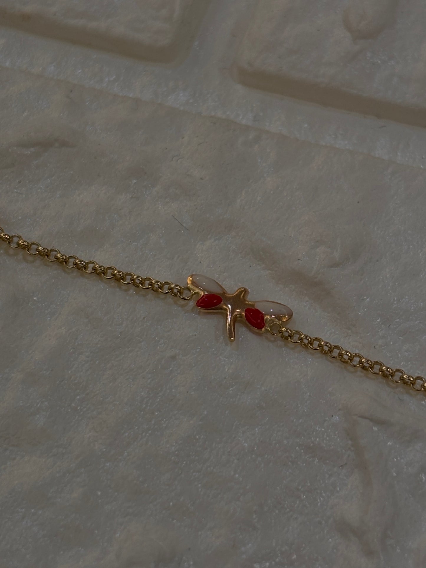Bracciale Bimba libellule oro 18 carati