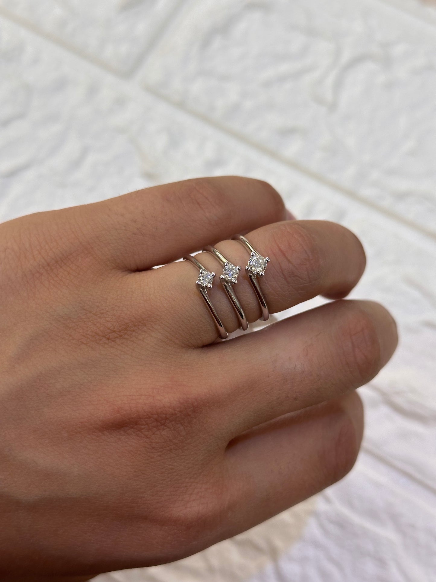 ANELLO SOLITARIO DIAMANTE PROMESSE GIOIELLI