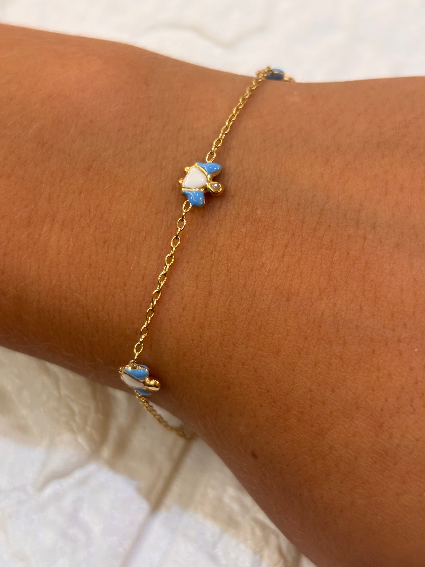 Bracciale Bimbo Oro 18 Carati angeli