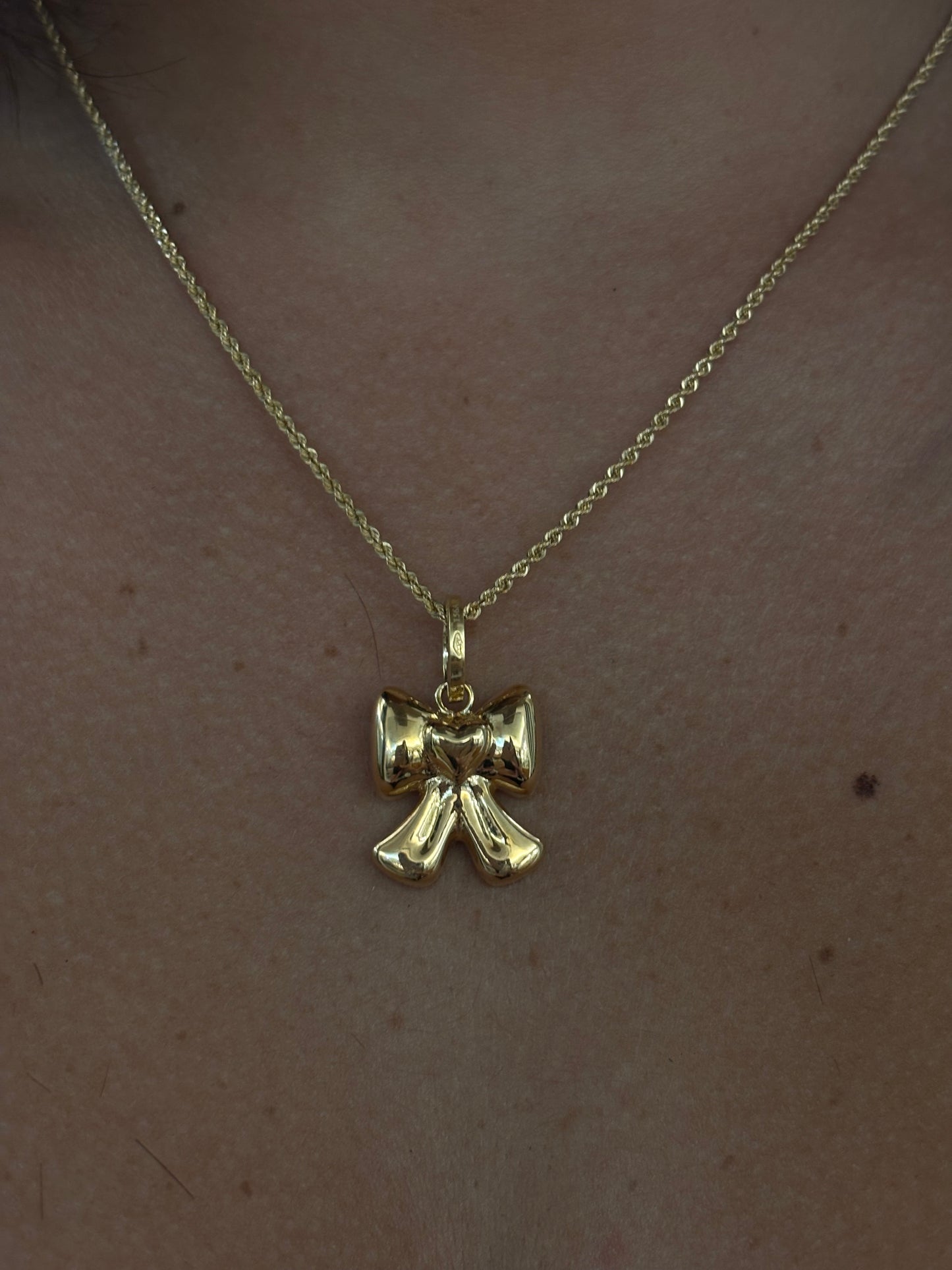 Collana Fiocco Oro Giallo 18 Carati