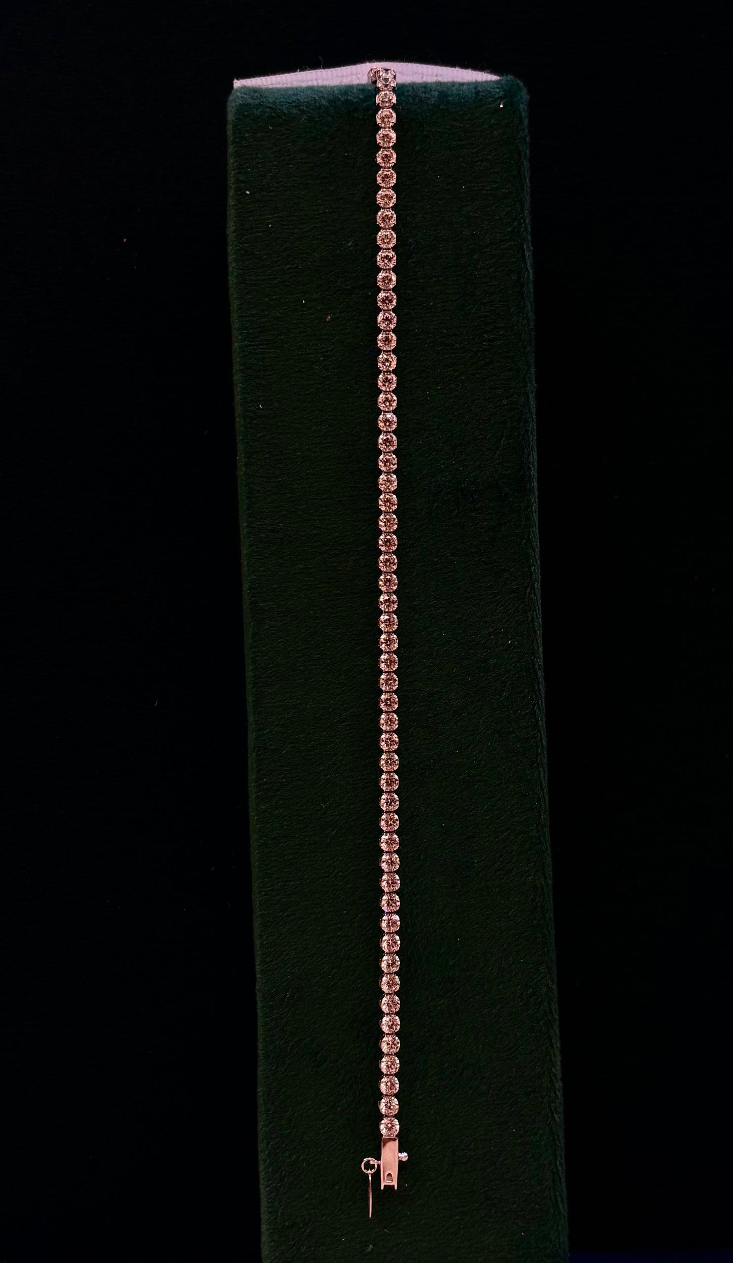 Bracciale Tennis Oro Bianco 18 carati 4mm