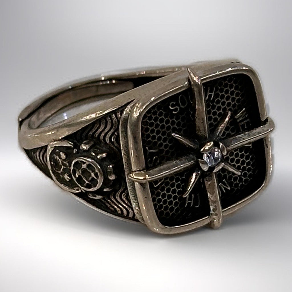 Anello Uomo rosa dei venti