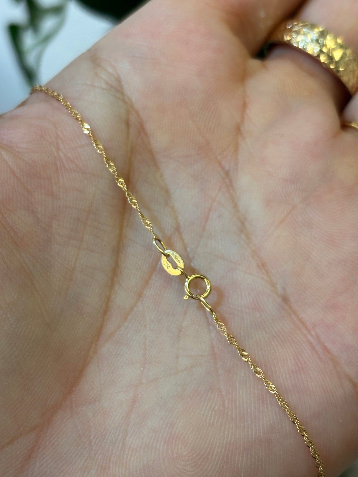 Collana Nodo Oro Giallo 18 Carati
