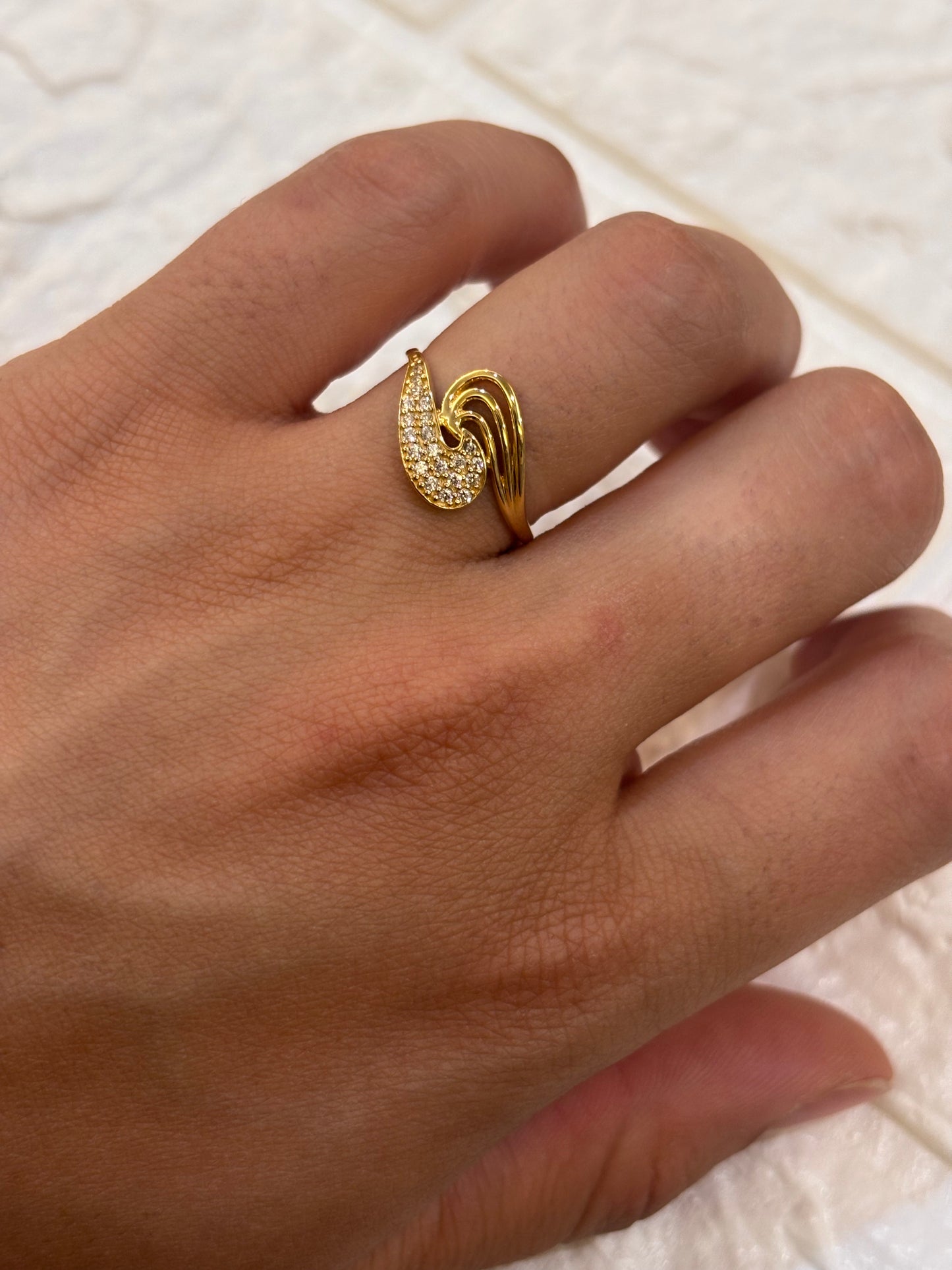 Anello Fantasia Oro Giallo 18 Carati