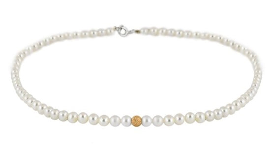 Collana Perle e Oro 18 Carati Promesse Gioielli
