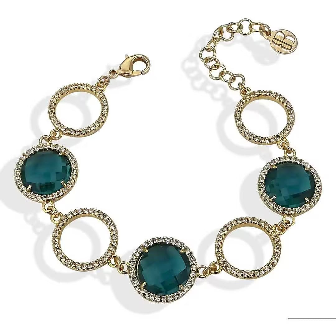 Bracciale con cristalli e
zirconi