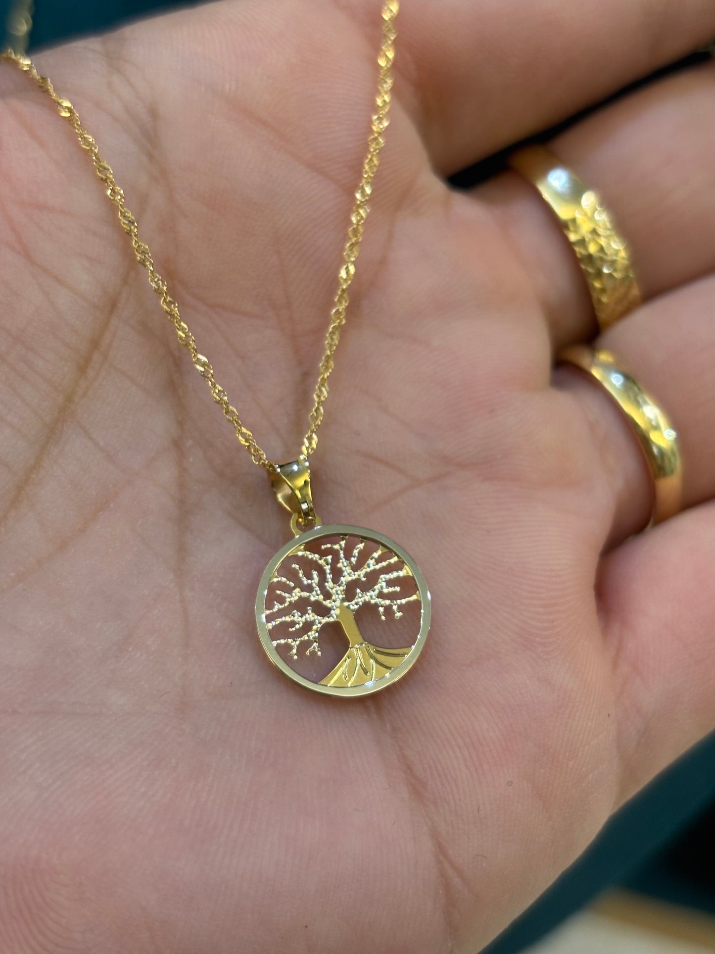 Collana Albero della vita Oro 18 Carati