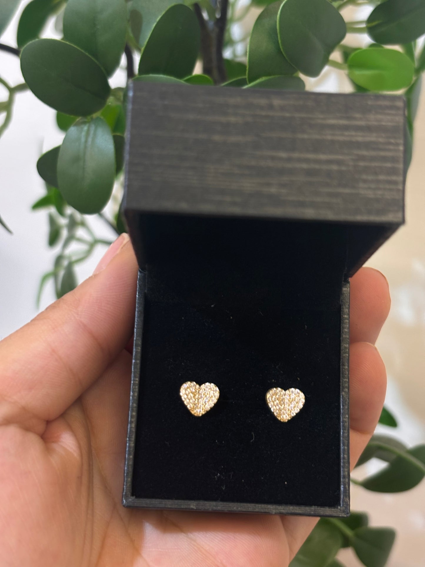 Orecchini Cuore Oro Giallo 18 Carati