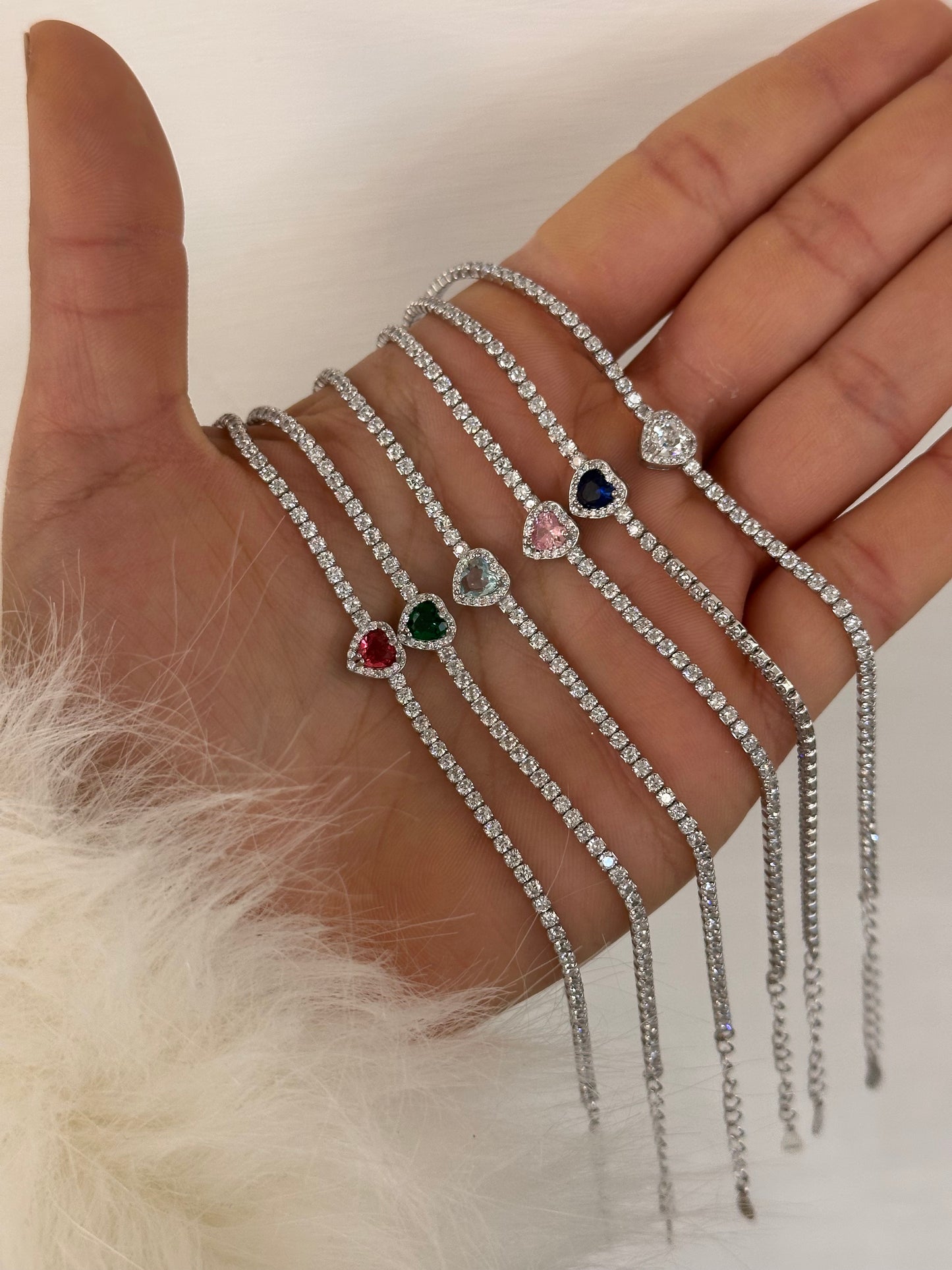 Bracciali Tennis Cuore