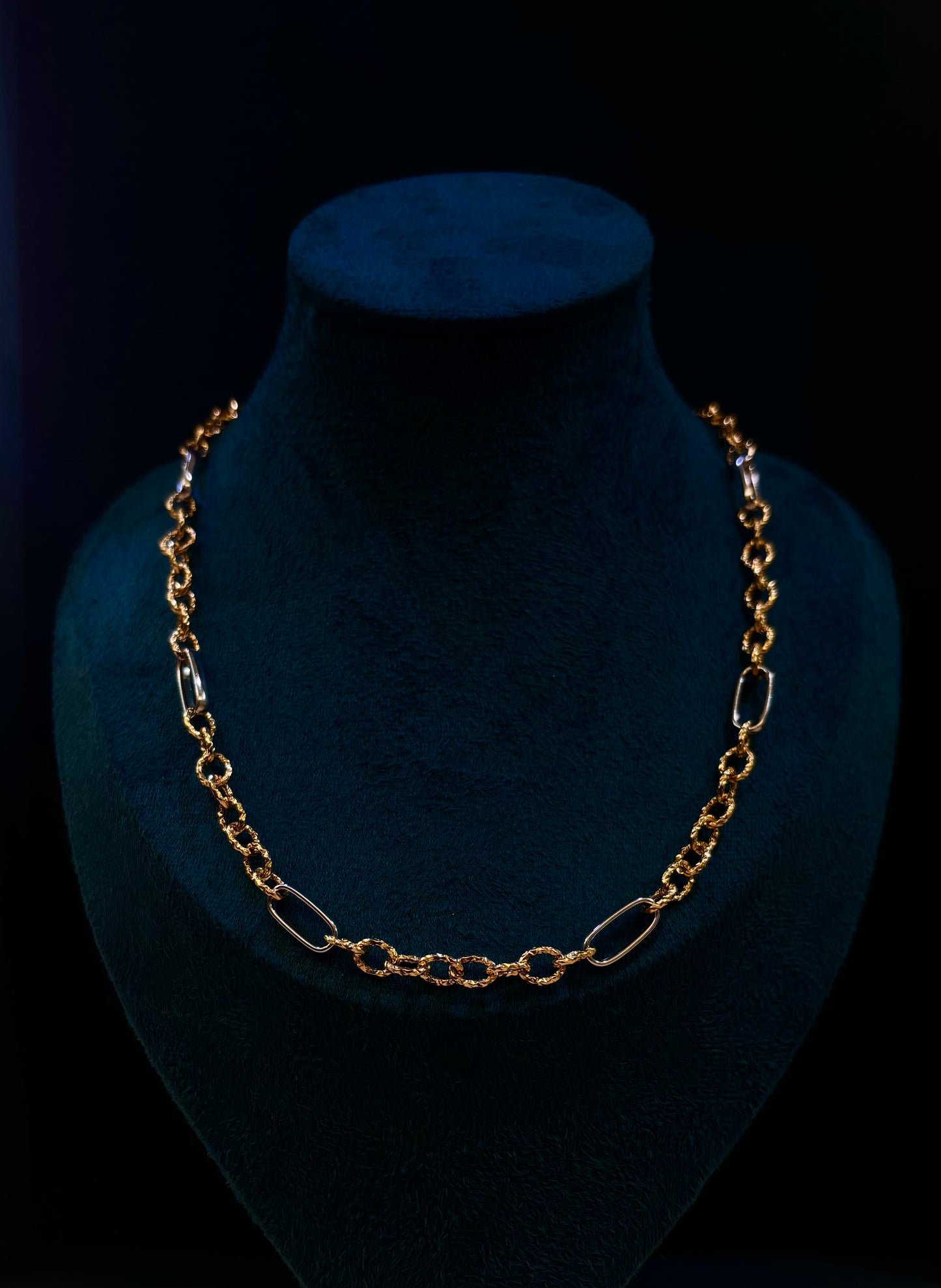 Collier Donna Oro Giallo e Bianco 18 Carati