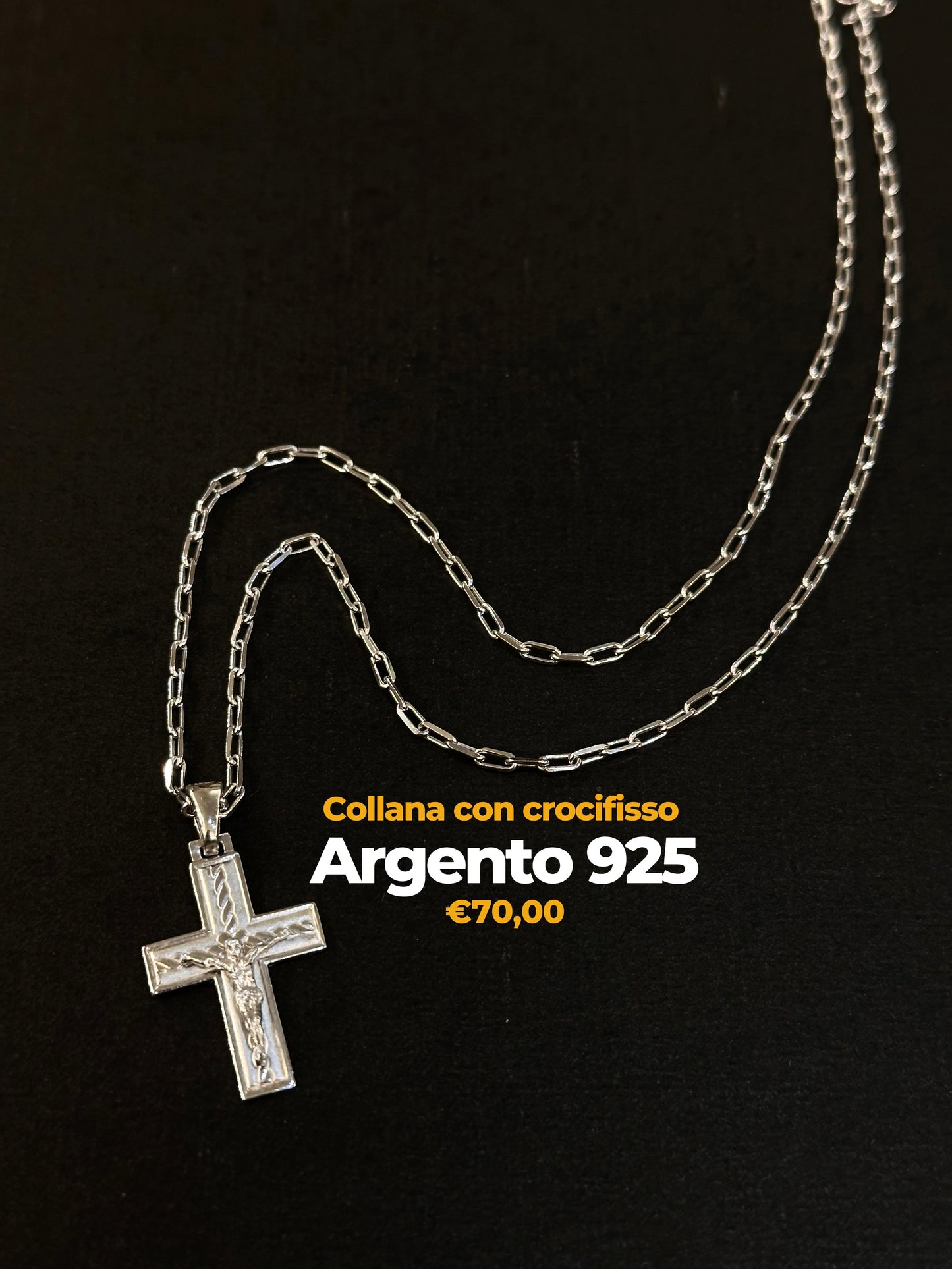 Collana crocifisso