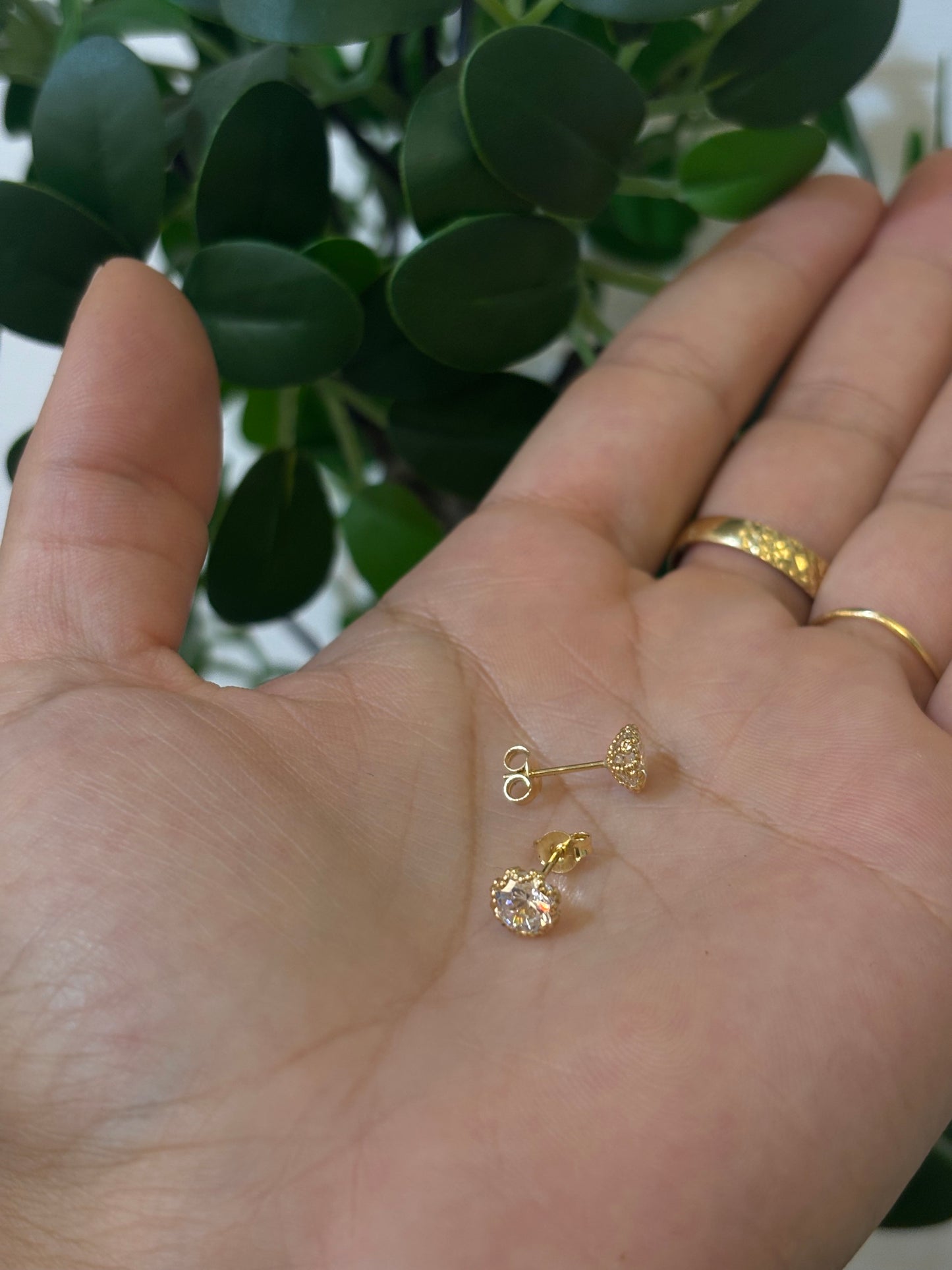 Orecchini Punto Luce Oro Giallo 18 Carati