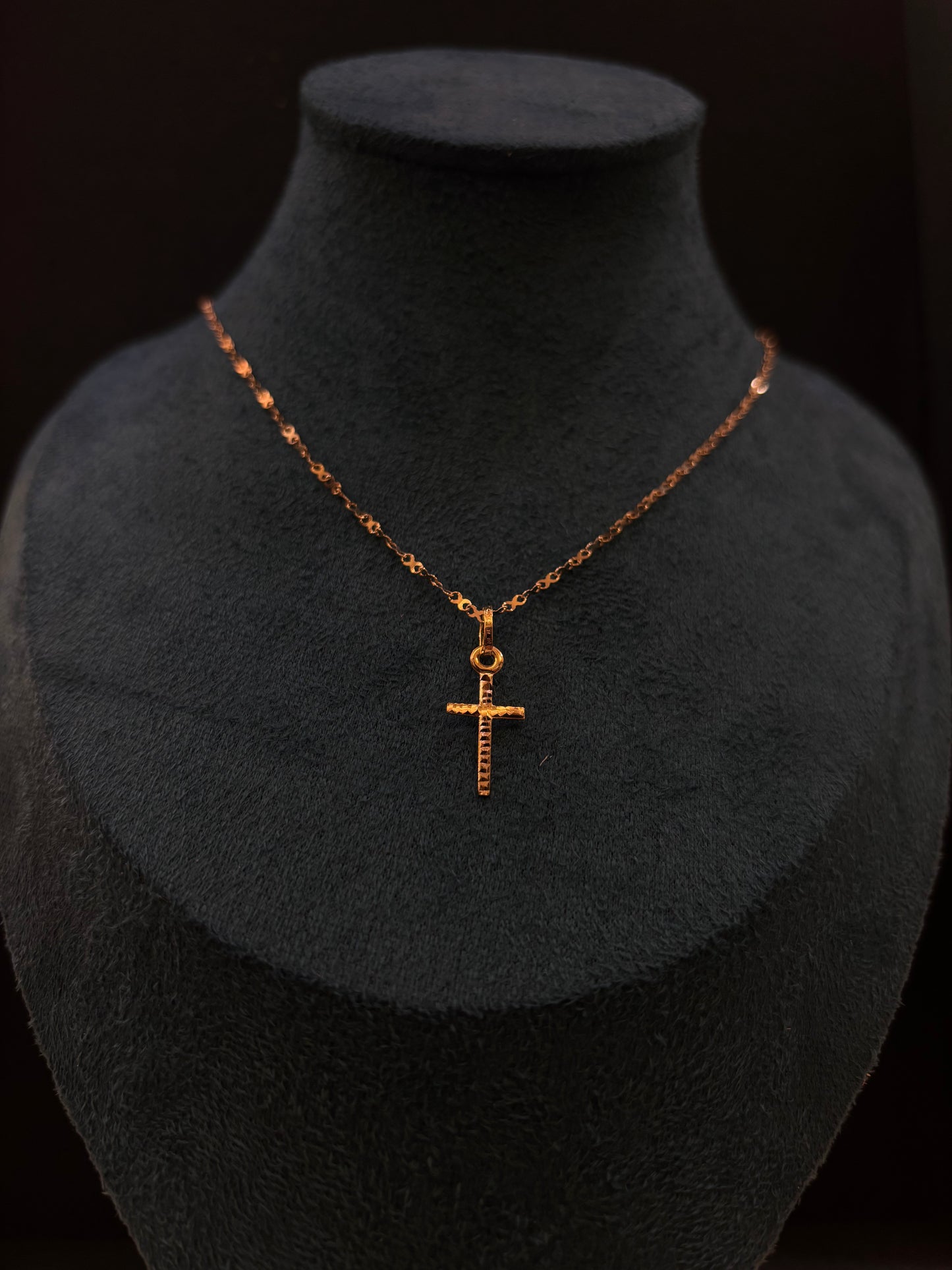 Collana Crocifisso Oro Giallo 18 Carati
