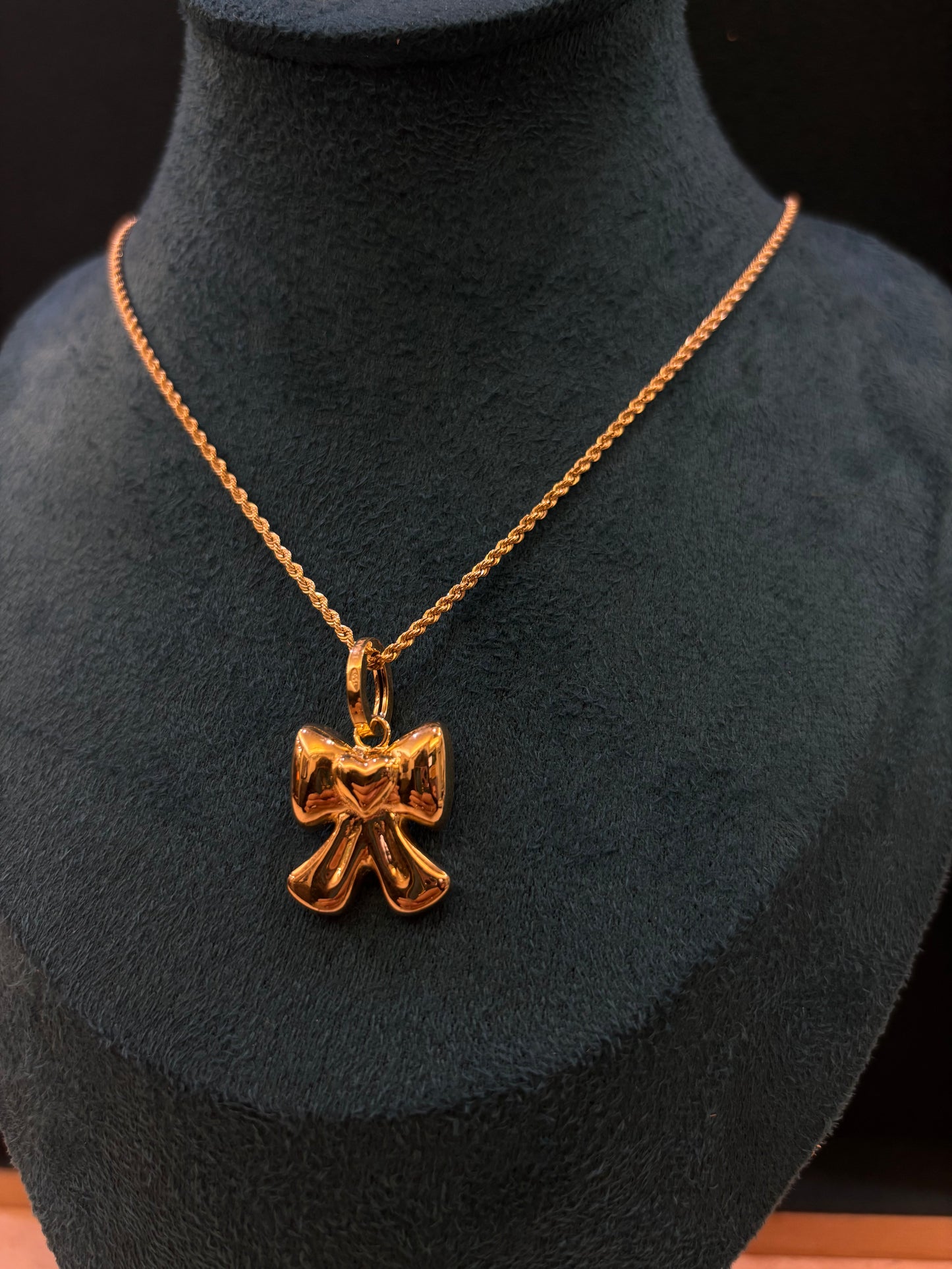 Collana Fiocco Oro Giallo 18 Carati
