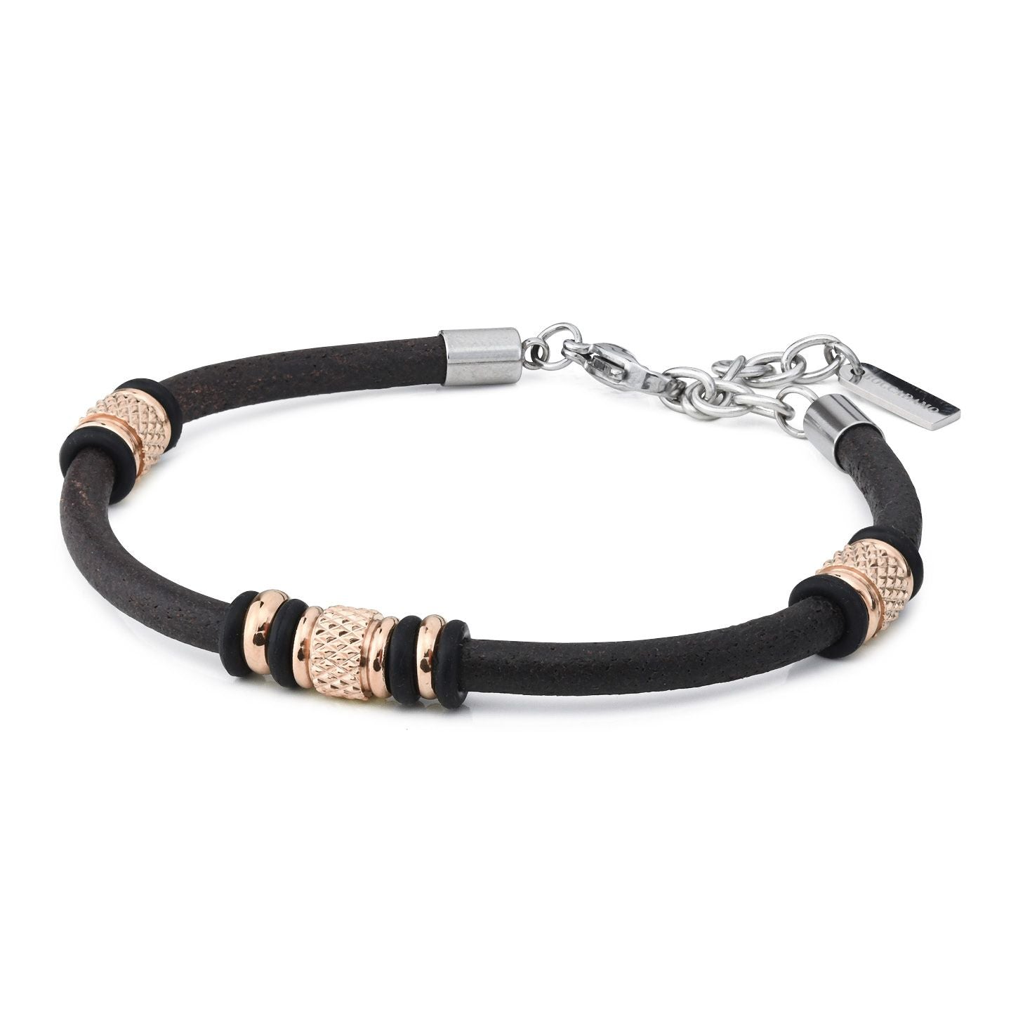 Bracciale uomo di cuoio ABR717RS ABR717D
