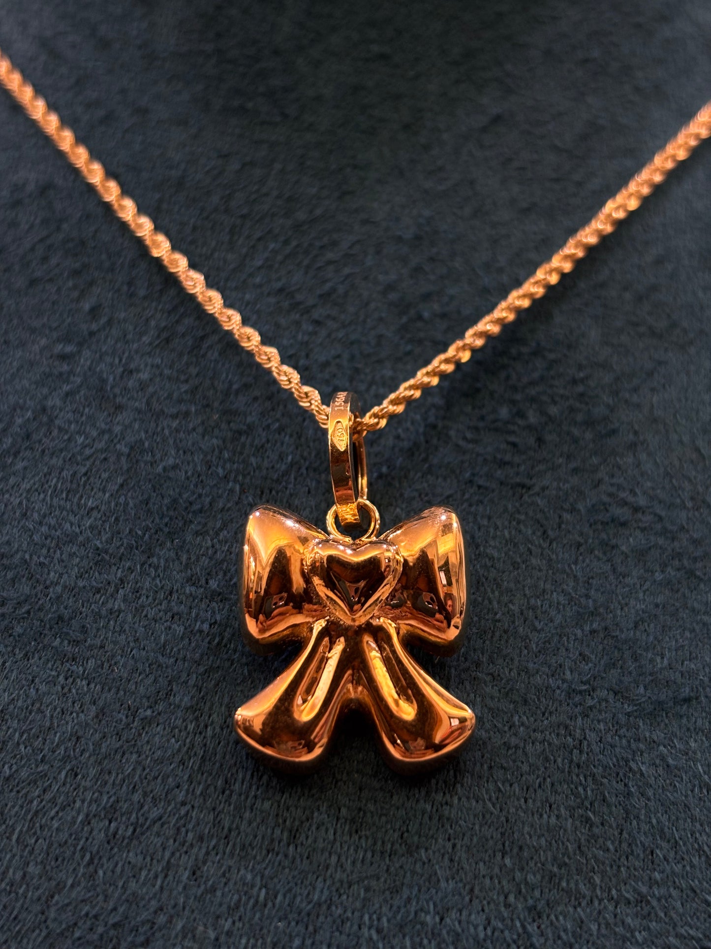 Collana Fiocco Oro Giallo 18 Carati