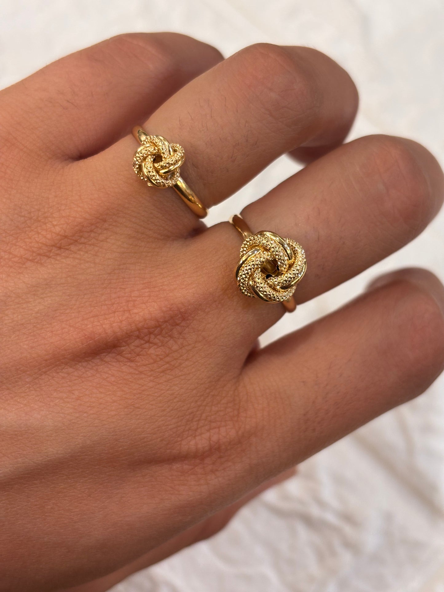 Anello Nodo Oro Giallo 18 Carati