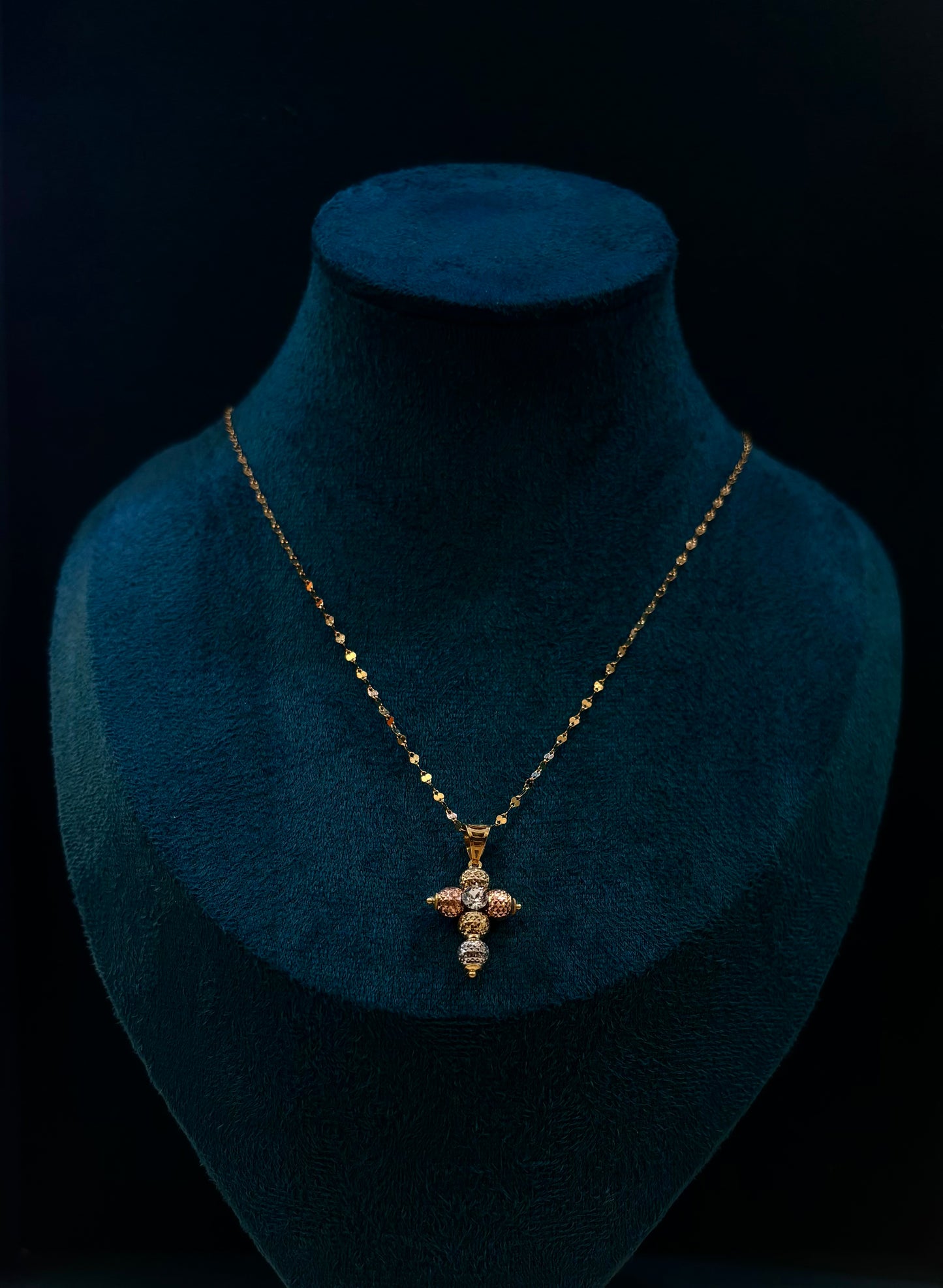 Collana Croce Oro 18 Carati