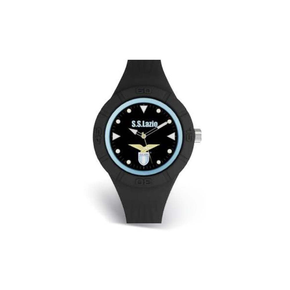 Orologio ufficiale S.S. Lazio uomo Lowell Deep Five Gent nero P-LN485UN1 silicone solo tempo