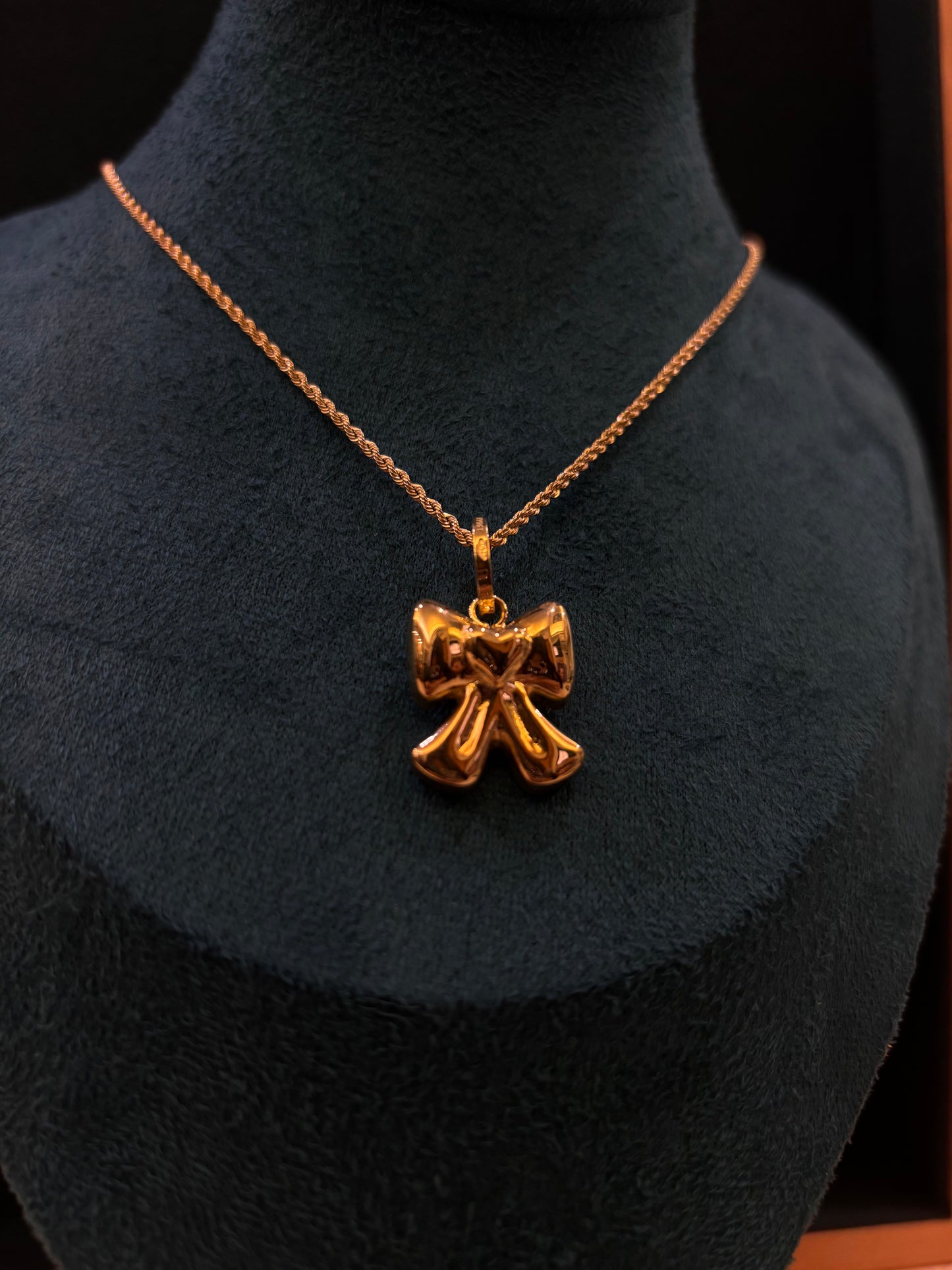 Collana Fiocco Oro Giallo 18 Carati