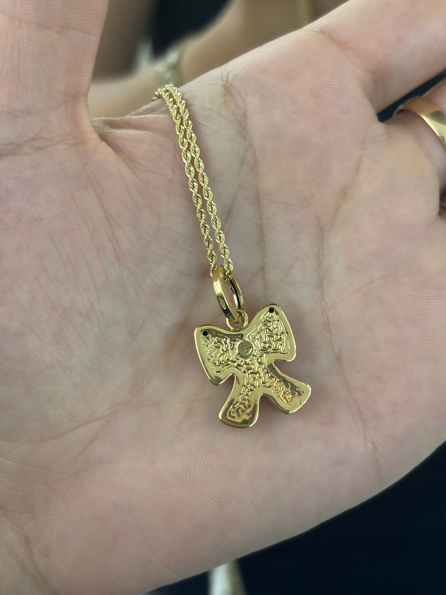 Collana Fiocco Oro Giallo 18 Carati