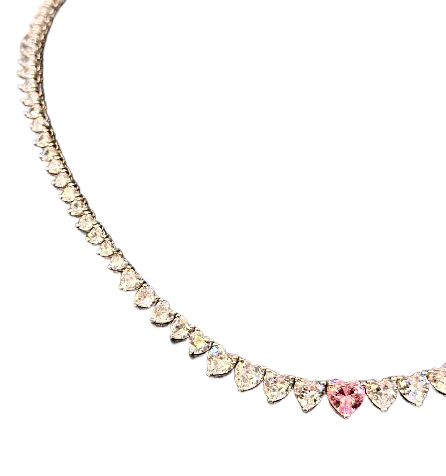 Collana Tennis di Cuori